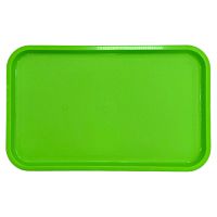 Поднос 52,5*32,5 см. ярко-зеленый поверхность шагрень (113) MG /1/10/