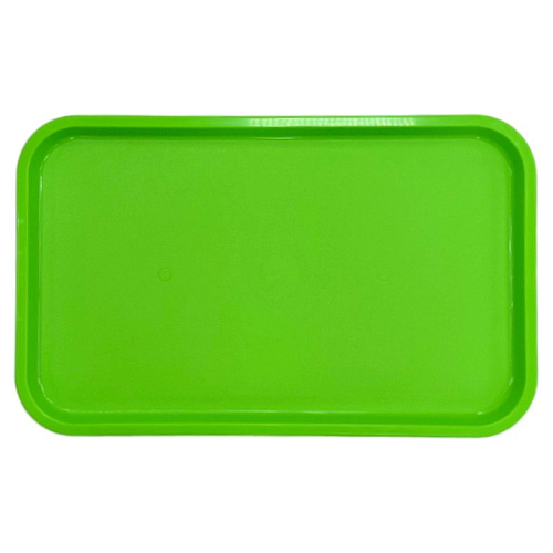Поднос 52,5*32,5 см. ярко-зеленый поверхность шагрень (113) MG /1/10/