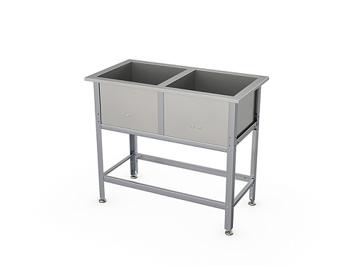 Ванна моечная двухсекционная Atesy ВСМ-С-2.700-02 (ВСМ-2/700)