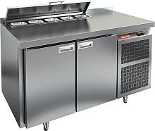 Стол охлаждаемый для салатов HICOLD SL2-11SN (1/6) с крышкой