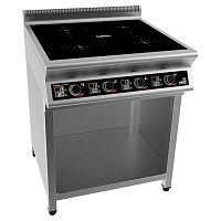 Плита индукционная на полузакрытой подставке 4 конфорки Кобор I7-4S1