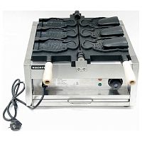 Вафельница тайяки Kocateq GH15FishNW для 3 рыбок