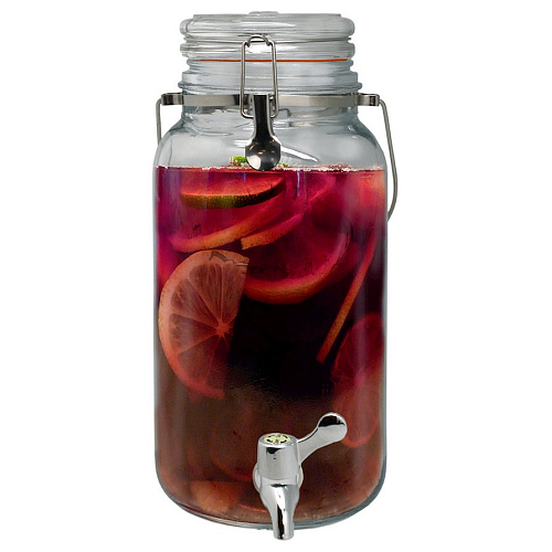 Емкость для настойки с краном 4 л. d=150, h=310 мм VB /1/