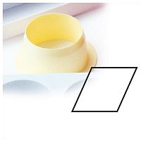 Резак пластиковый "Ромб" d=65, h=40 мм. Monop /1/