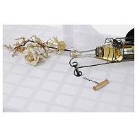 Скатерть 145*180 см. белая клетка /3/