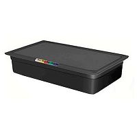 Гастроемкость 1/1 h=100 п/п черная Рс /1/6/