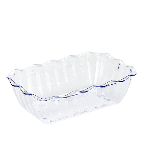 Салатник 2 л. 175*260*80 мм прямоуголный прозрачный,поликарбонат Cambro /1/