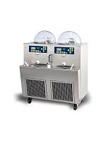 Фризер витрина для мороженого на 2 вкуса STAF59 GLS2 LX W, блок питания 380 в/3 ф