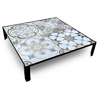 Подставка фуршетная 40*40*9 см. черный Domino Abert (плитка 73507,73504,73505,73506) /1/