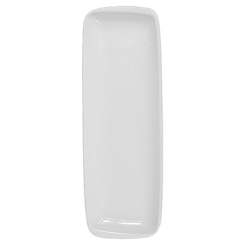 Блюдо прямоугольное 300*120 мм. Белый, форма Мув Bonna /1/6/ ОСЕНЬ