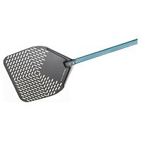 Лопата для пиццы прямоугольная перфорированная 30*30 см. l=150 см. алюминиевая Evoluzion Gimetal /1/