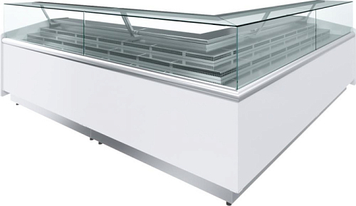 Витрина нейтральная Полюс KC82 N 1,5-1 (1003 белый)