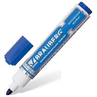 Маркер для маркерной доски Brauberg линия 5 мм. синий /1/
