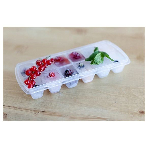 Форма для льда на 12 кубиков 23*9,6 см. с крышкой /1/32/