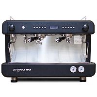 Кофемашина CONTI CС200 С Дисплеем 2 Группы Черный
