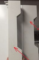 Щека фронт.панели левая 2643011d для шкафа хол. CM105-S (ШХ-0.5)