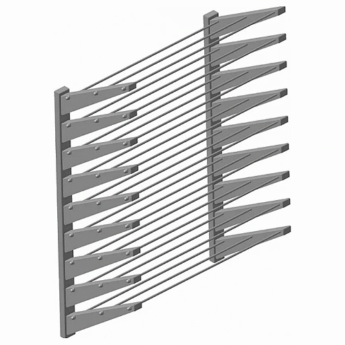 Полка навесная ITERMA ПД-5-600/300 для досок