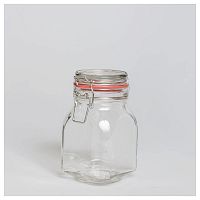 Банка для сыпучих продуктов 760 мл d=80, h=160 мм с крышкой с бугельным замком /1/