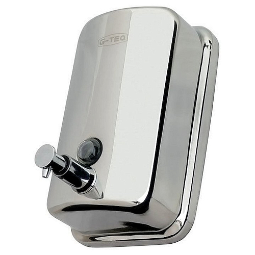 Дозатор для жидкого мыла 1 л нерж. (8610) (2227) /1/40/