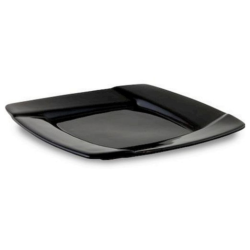 Тарелка квадратная 27*27 см. Киото Блэк /2/