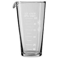 Мерный стакан 100 мл. в индивид. упак. ГОСТ 1770-74 /1/10/