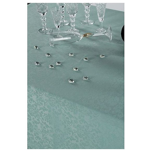 Салфетка 43*43 см. салатовая мелкий цветок /3/