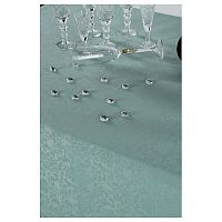 Скатерть 145*180 см. салатовая мелкий цветок /3/