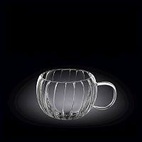 Кружка 300 мл. d=90 мм. h=75 мм. с двойными стенками Термостекло Wilmax (888411) /1/60/