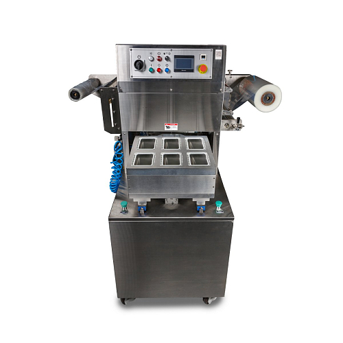 Полуавтоматический запайщик лотков Hualian Machinery HVT-550M/6 (нерж.)