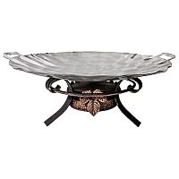 Набор для подачи Саджа сковорода d=50 см. нерж. + подставка h=17 см. Классика Виноградный Лист /1/