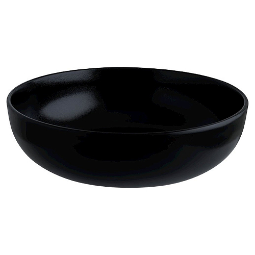 Салатник d=180 мм. 990 мл. h=58 мм. Нот Черный, форма Нит /1/6/432/