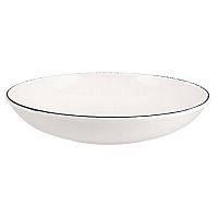 Тарелка d=230 мм. глубокая 1000 мл. h=45 мм. Ретро синий край, форма Банкет /1/6/