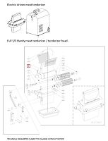 Винт с маховиком MT101-025 (# 4) для тендерайзера серии EТS, модели ETS737