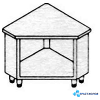 Прилавок угловой внутренний Kogast SAI 90