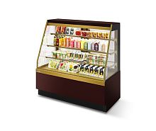 Витрина кондитерская Chilz VETE KUB OFT 130 шоколад/золотой глянец