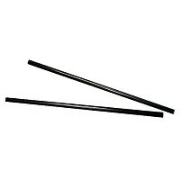 Трубочки коктейльные 0,5*24 см. 1000 шт/уп. черные прямые MONO /1/12/