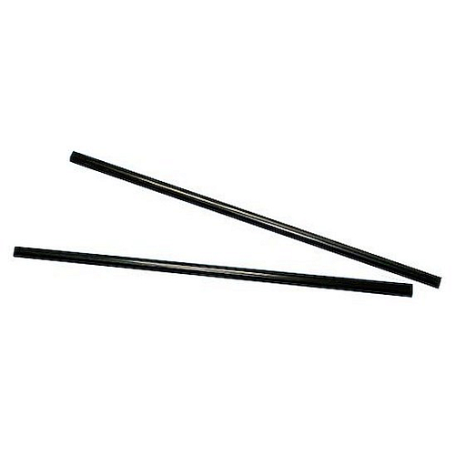 Трубочки коктейльные 0,5*24 см. 1000 шт/уп. черные прямые MONO /1/12/