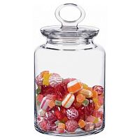 Банка для сыпучих продуктов 1000 мл. с пласт. упл. Китчен Б /1053990 /1/6/