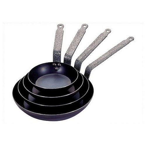 Сковорода d=28 см. голубая сталь 2 мм. (индукция) De Buyer /1/6/