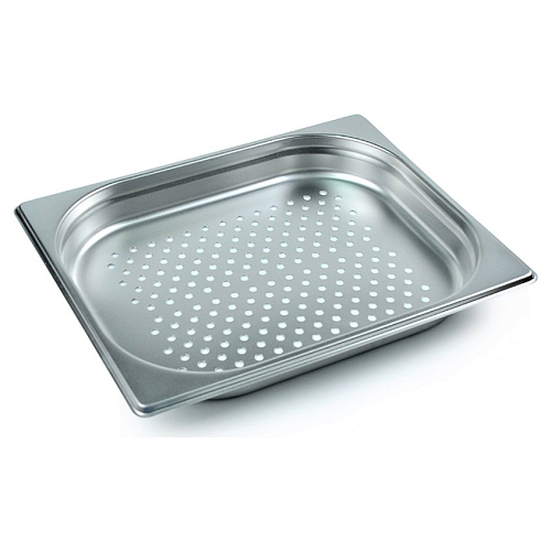 Гастроемкость 1/2 h=40 мм. 2 л. нерж. перфорированная d=6 мм. MGSteel /1/6/12/