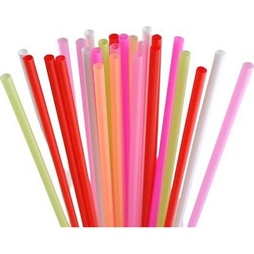 Трубочки 370*5,2 мм. 500 шт/уп. для сахарной ваты прямые цветные /1/10/