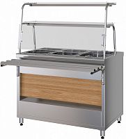 Прилавок-мармит вторых блюд МариХолодМаш ПМВЭ15