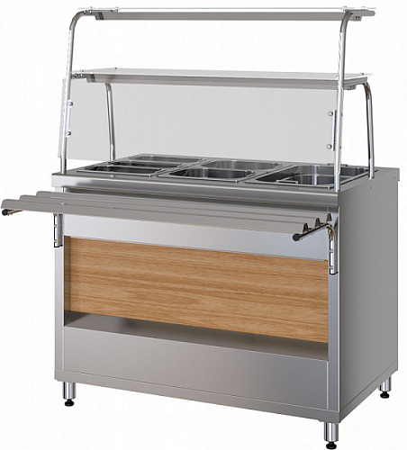 Прилавок-мармит вторых блюд МариХолодМаш ПМВЭ15