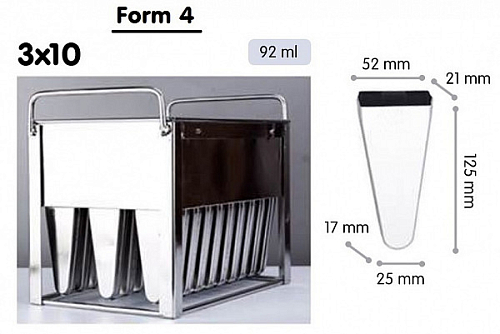 Форма для мороженого эскимо Koreco SSI 40 Eskimo form 4 