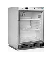Шкаф холодильный со стеклом Tefcold UR200SG нержавеющий