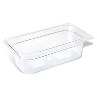 Гастроемкость 1/3 h=100 мм. 3,8 л. поликарбонат прозрачная /1/24/