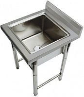 Ванна моечная с бортом VIATTO VA-ST150A 650х750х850 мм нерж.