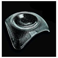 Салатник 120*120 мм. для сервировки прозрачное стекло 3D /6/60/