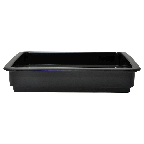 Гастроемкость 1/2 h=65 фарфор черная /1/