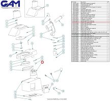 Электродвигатель однофазный 230V50Hz RG100019 для овощерезки т.м. Vortmax серии SL, мод. SL55 SS